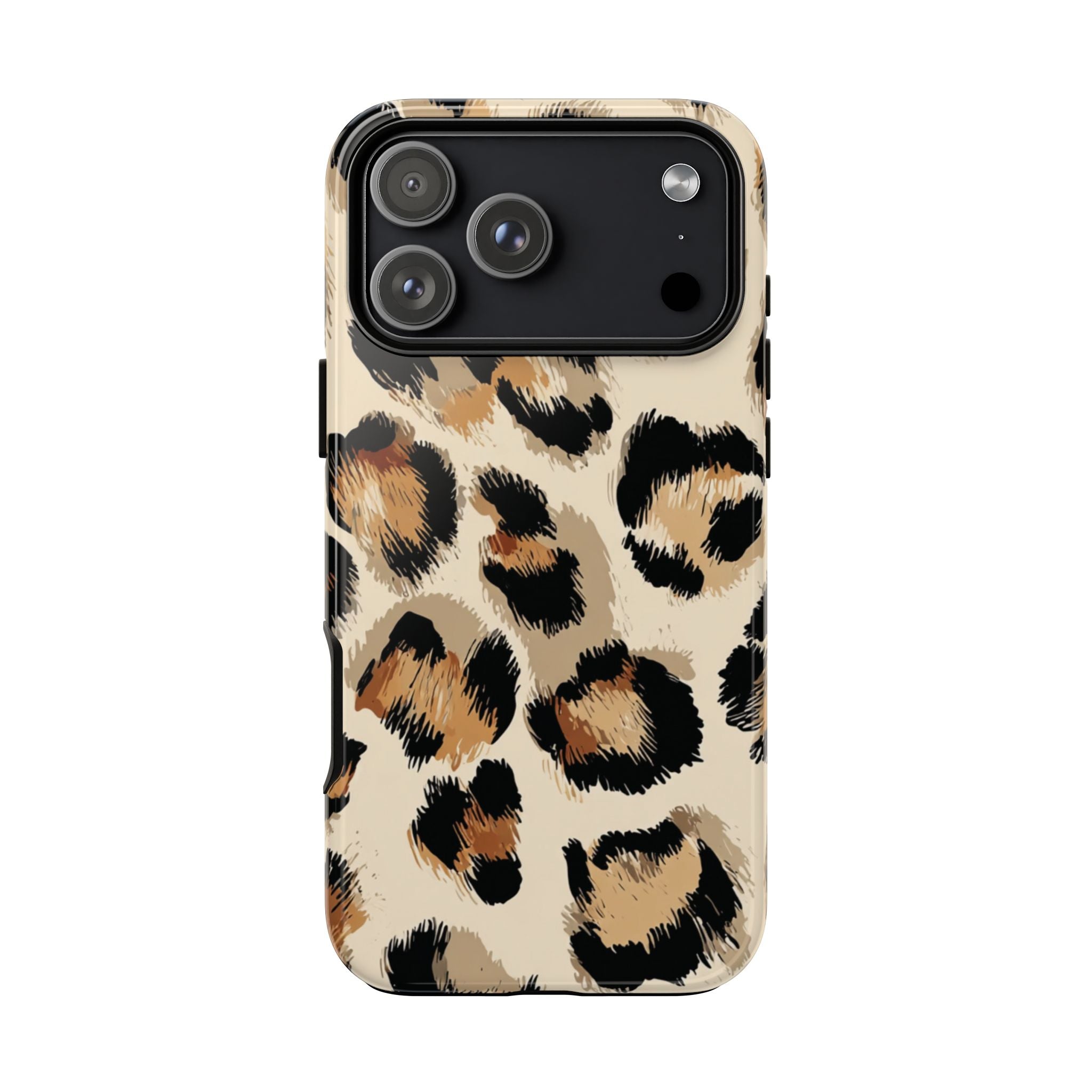Stylish Leopard Print Phone Case, Animal Print, Tough Case, Gift for Her