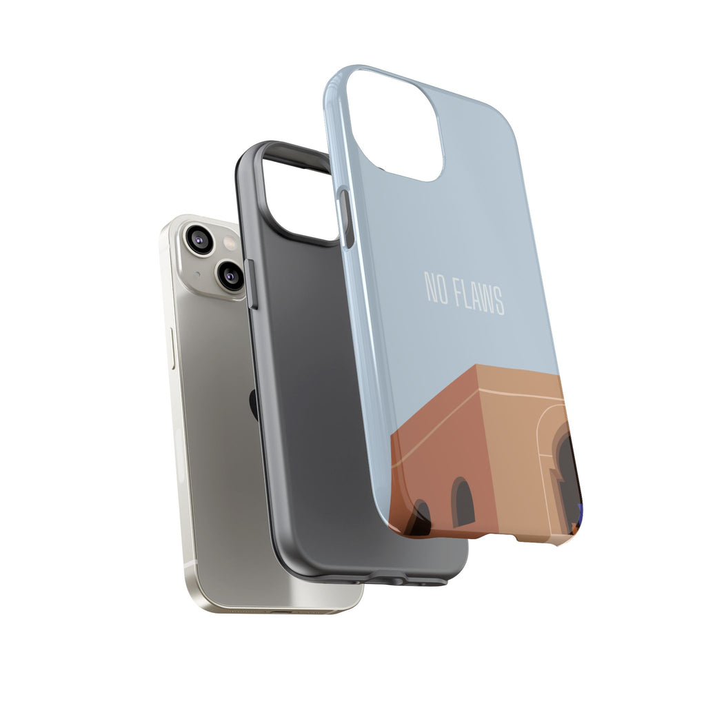 Minimal Desert Illustration “No Flaws” Protective Tough Case