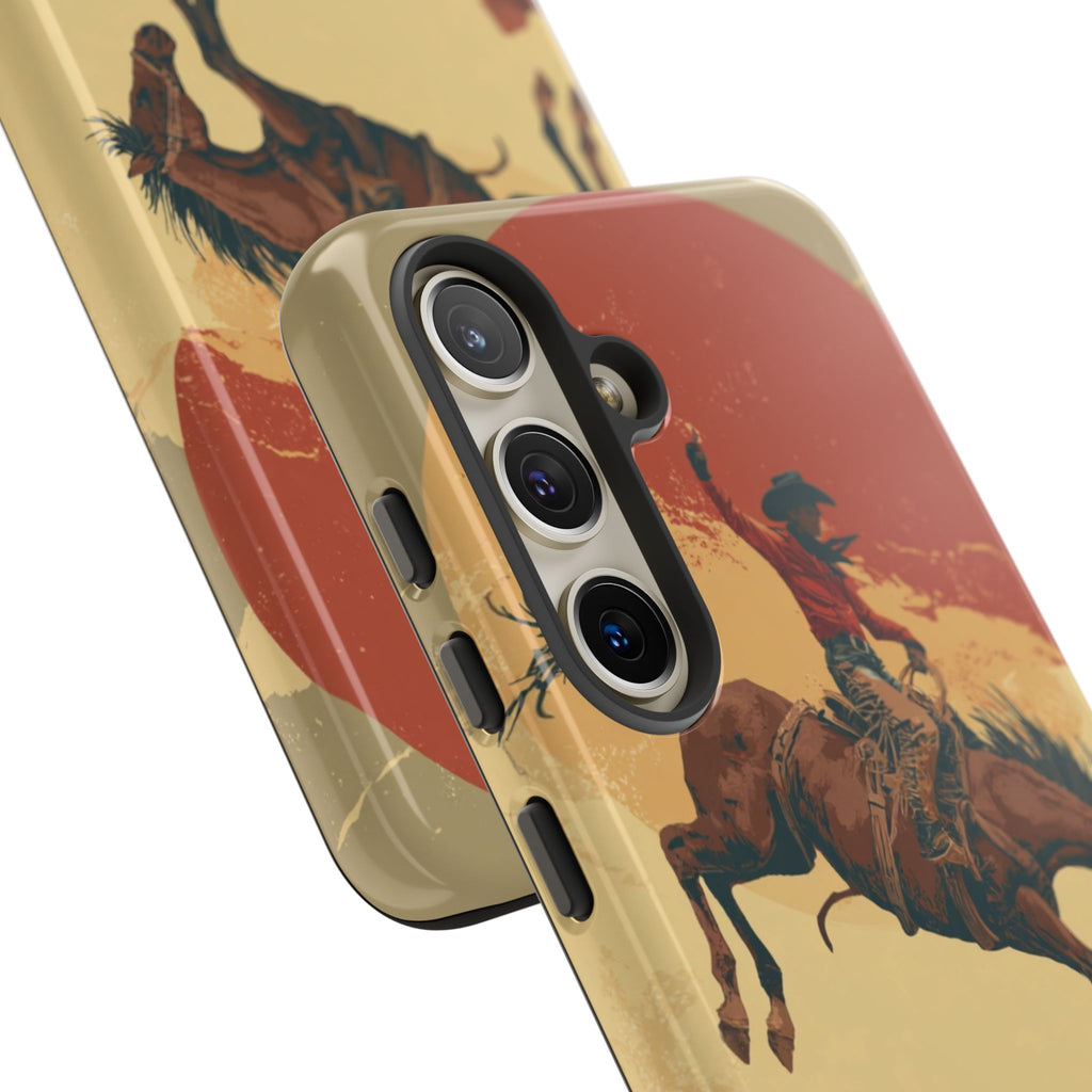 Cowboy Phone Case - Wild West Style, Tough Protection for Outdoor Lovers