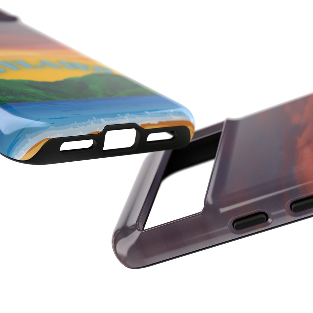 Sunset 'No Flaws' Tough Phone Case — Tropical Beach Protective Cover