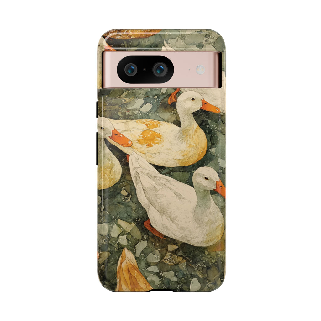 Duck-Themed Phone Case, Quirky Phone Cover, Nature Lover Gift