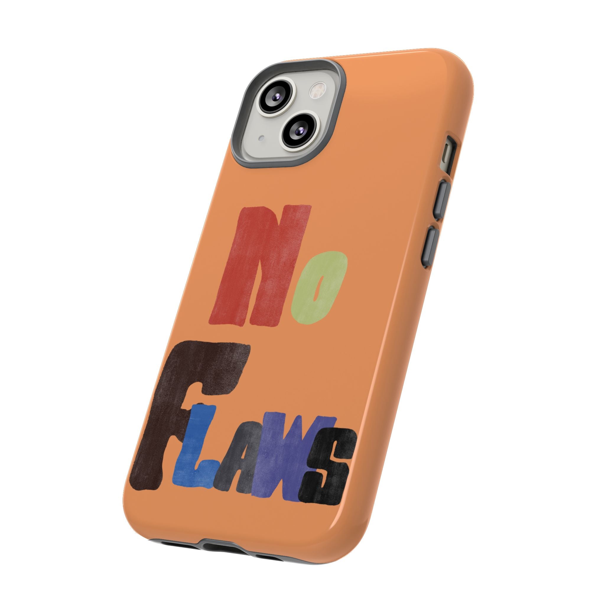 "No Flaws" Retro Hand-Lettered Protective Cover