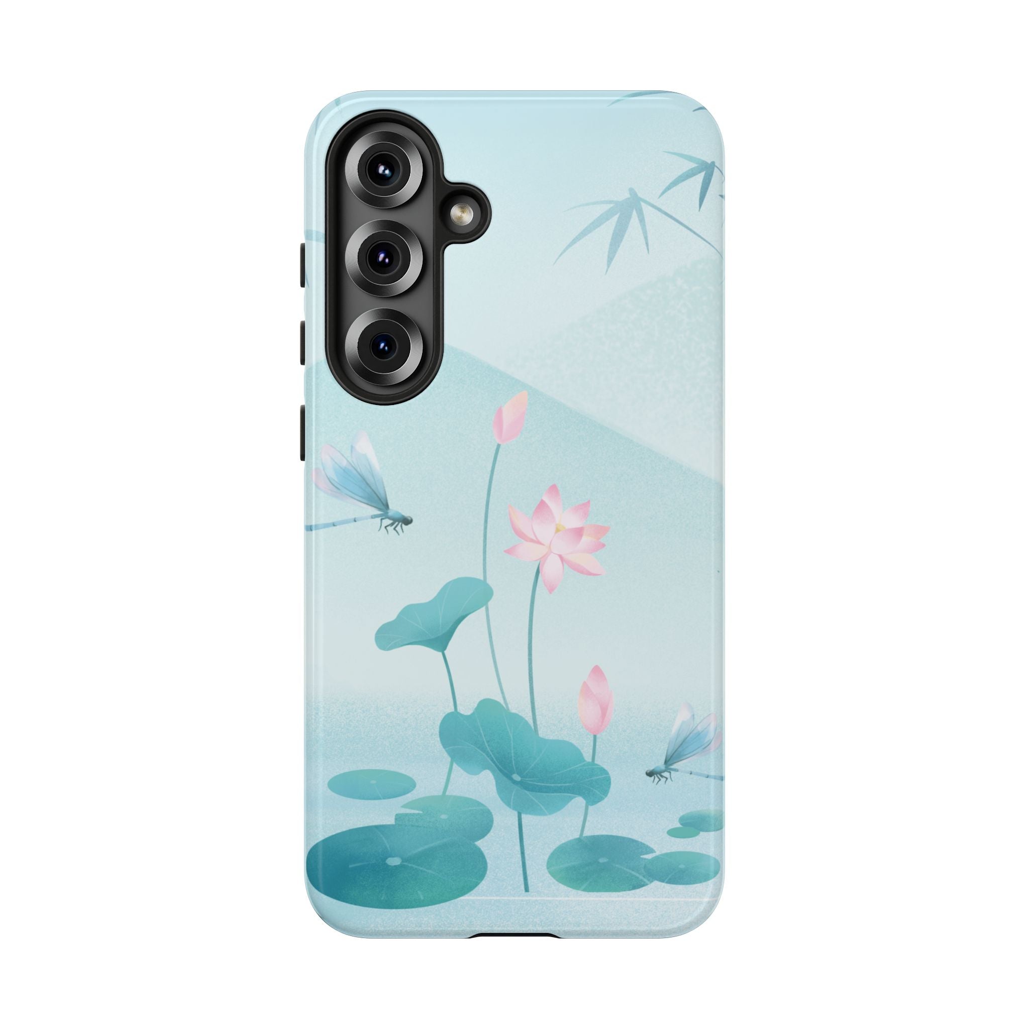 Lotus Pond Phone Case — Serene Floral iPhone Protective Cover