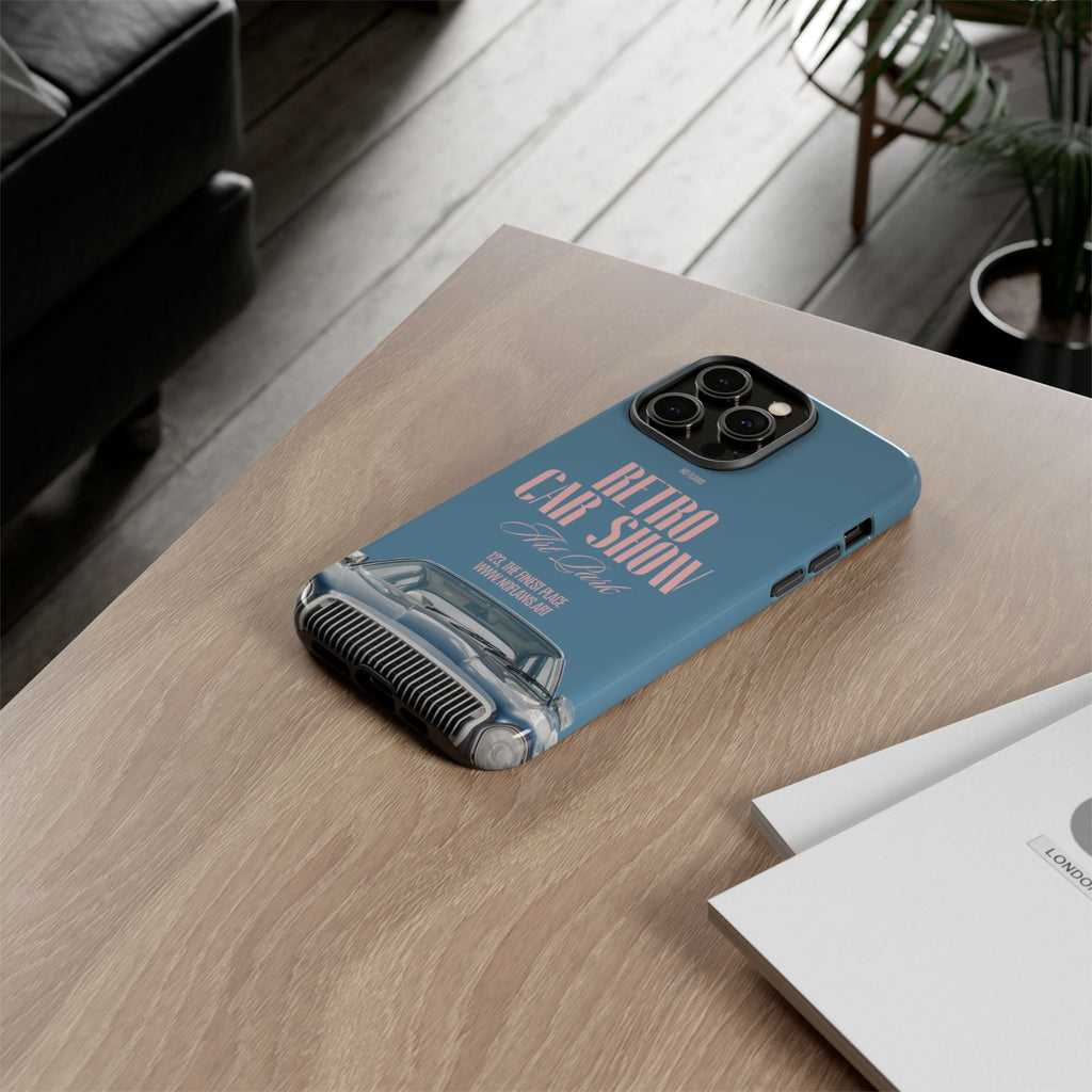 Retro Car Show Phone Case — Vintage Classic Auto Design