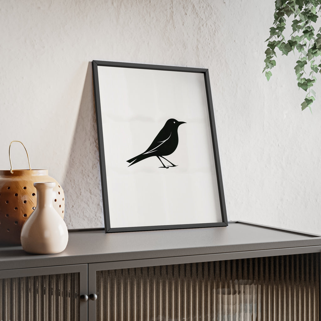 The Oriole Principle: A Study in Minimal Form – Framed Poster