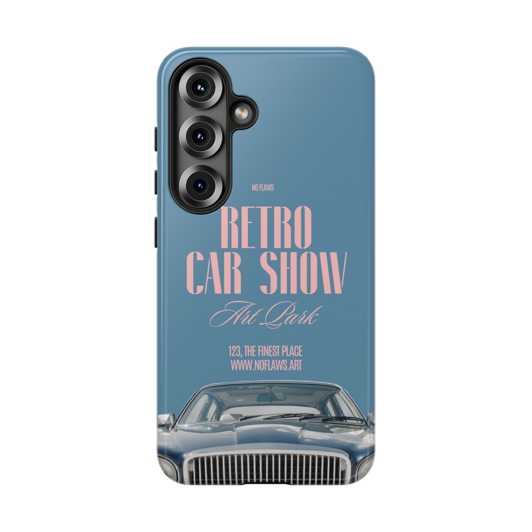 Retro Car Show Phone Case — Vintage Classic Auto Design