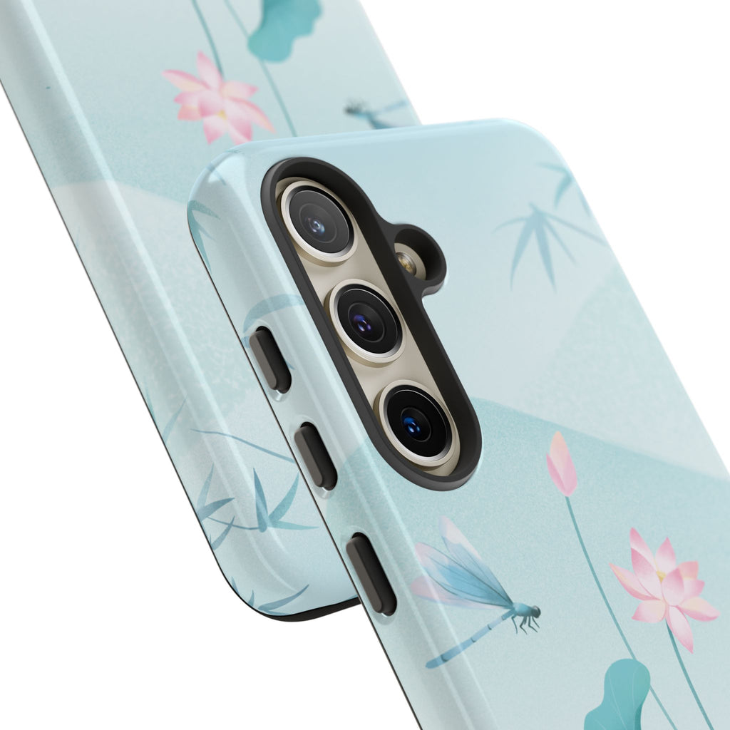 Lotus Pond Phone Case — Serene Floral iPhone Protective Cover
