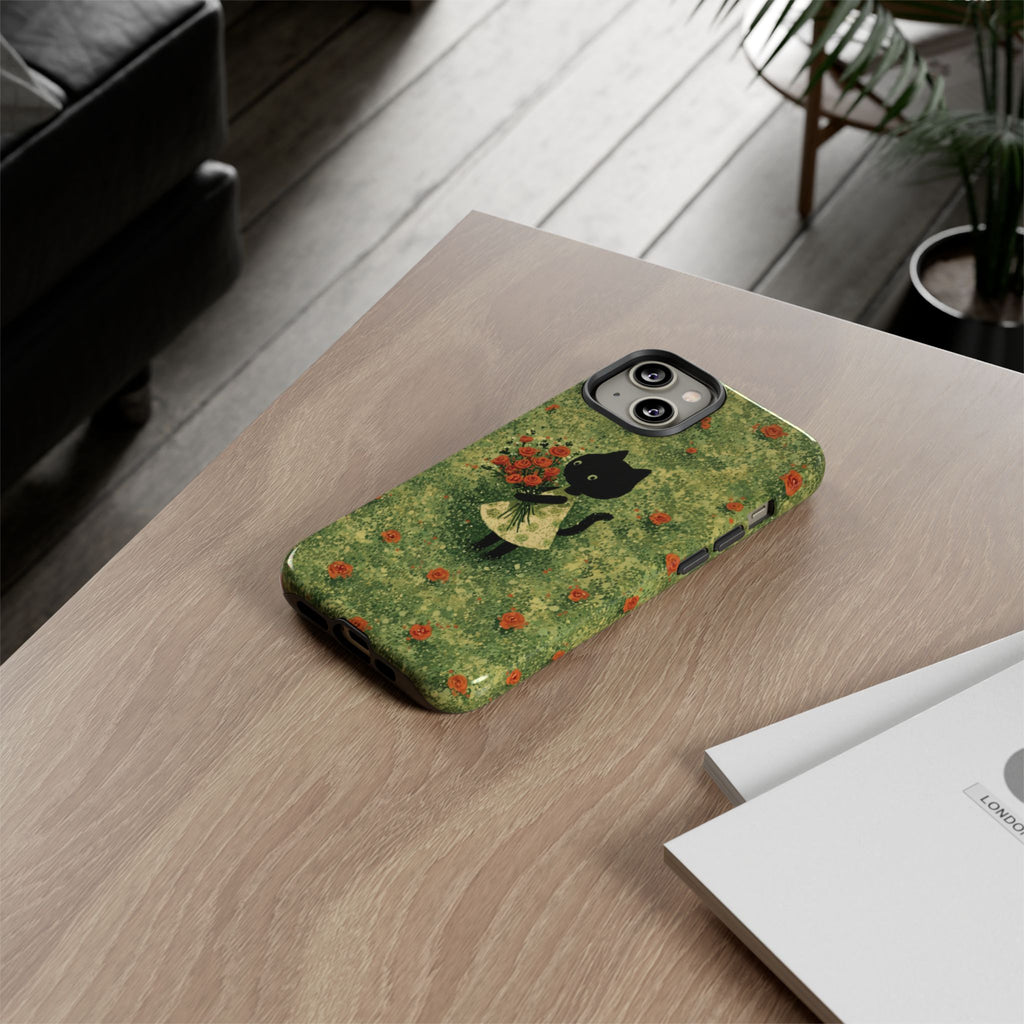 Cute Cat Tough Cases for Cat Lovers, Gifts for Her, Pet Owner Accessories