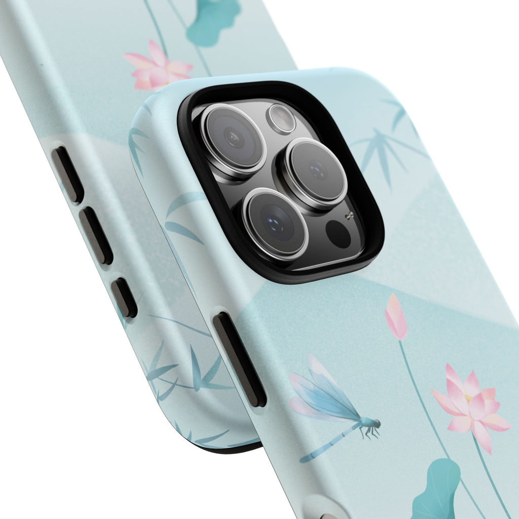 Lotus Pond Phone Case — Serene Floral iPhone Protective Cover