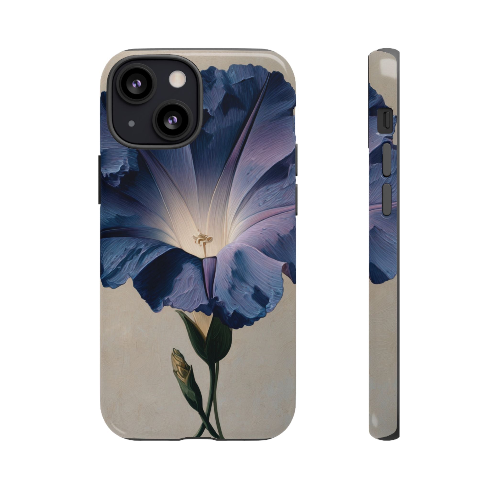 Floral Phone Case, Tough Cases with Purple Flower Design, Phone Accessories
