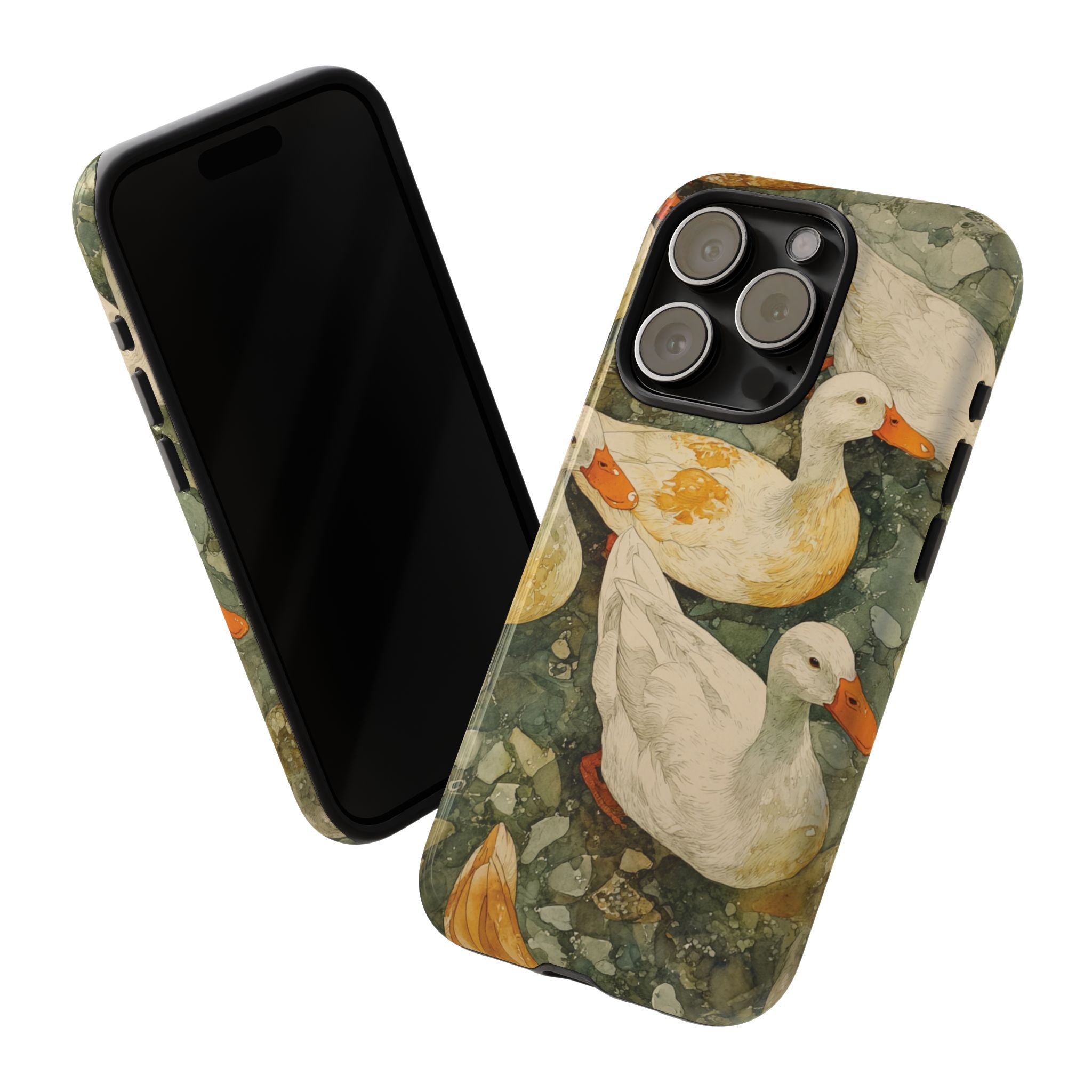 Duck-Themed Phone Case, Quirky Phone Cover, Nature Lover Gift