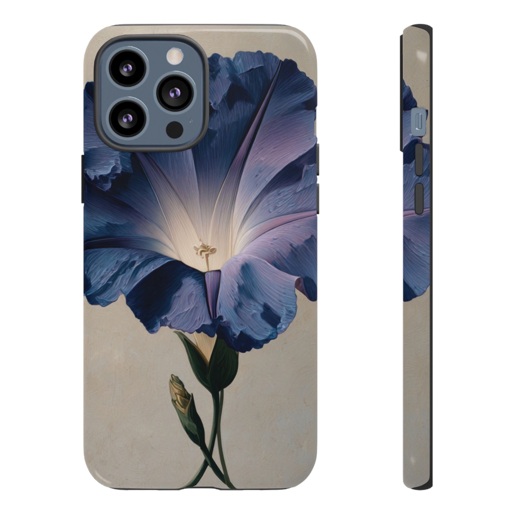 Floral Phone Case, Tough Cases with Purple Flower Design, Phone Accessories