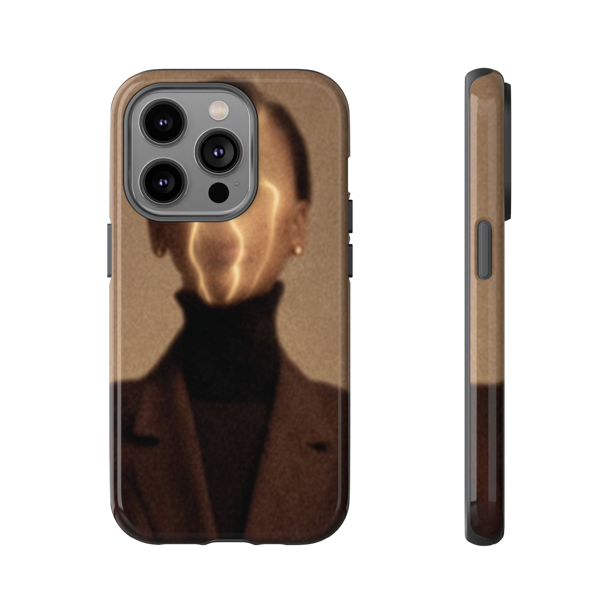 Stylish Phone Case with Artistic Design, Fashion Tech Accessory, Tough Cases