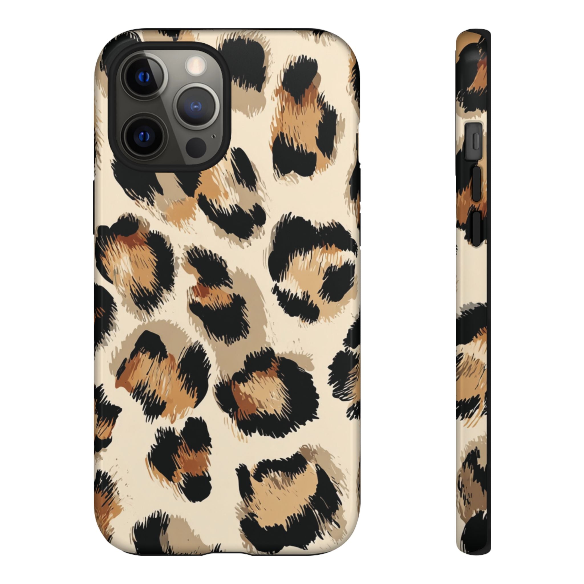 Stylish Leopard Print Phone Case, Animal Print, Tough Case, Gift for Her