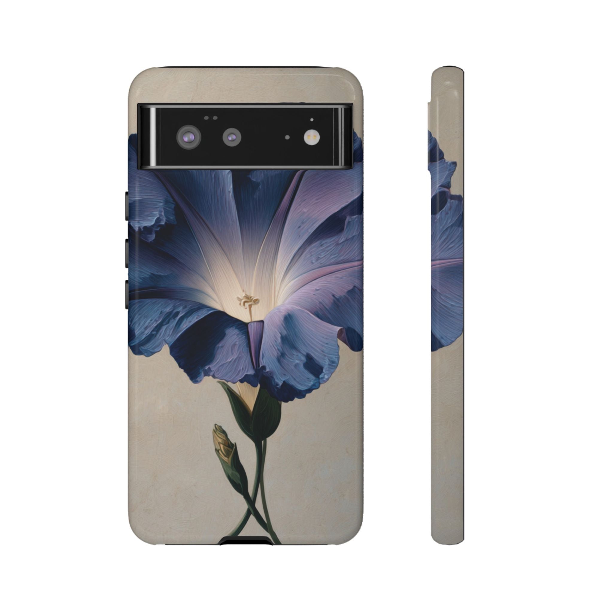 Floral Phone Case, Tough Cases with Purple Flower Design, Phone Accessories