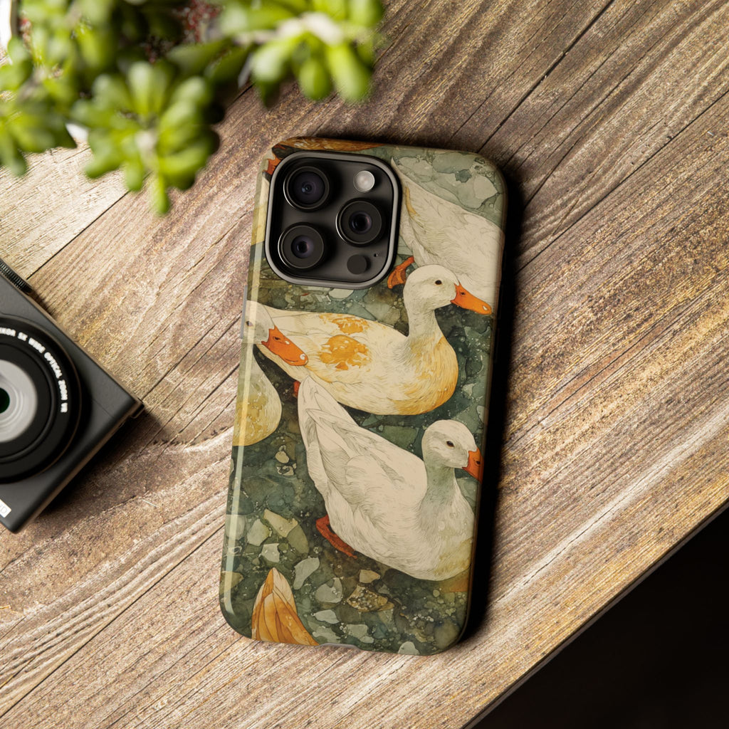 Duck-Themed Phone Case, Quirky Phone Cover, Nature Lover Gift