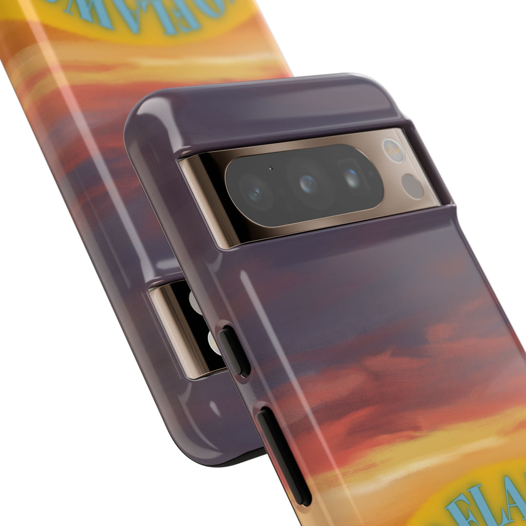 Sunset 'No Flaws' Tough Phone Case — Tropical Beach Protective Cover
