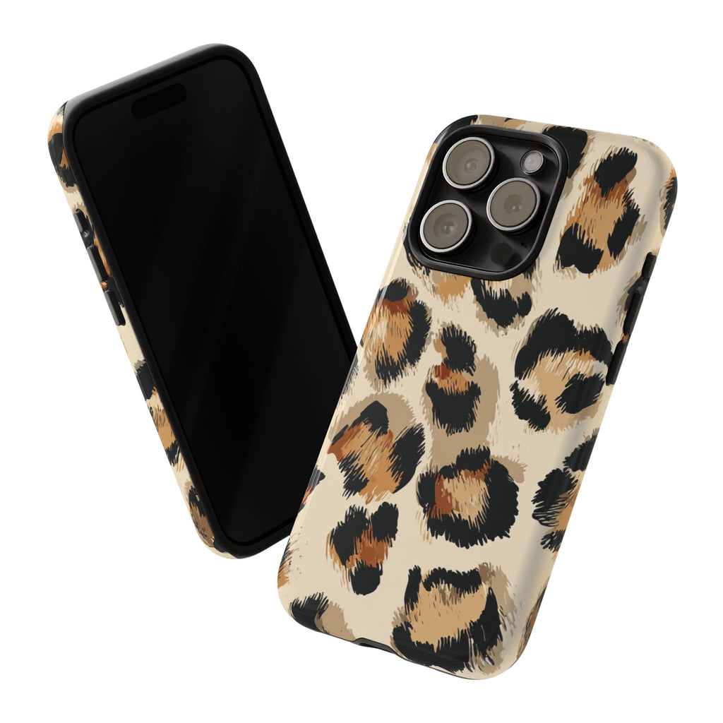 Stylish Leopard Print Phone Case, Animal Print, Tough Case, Gift for Her