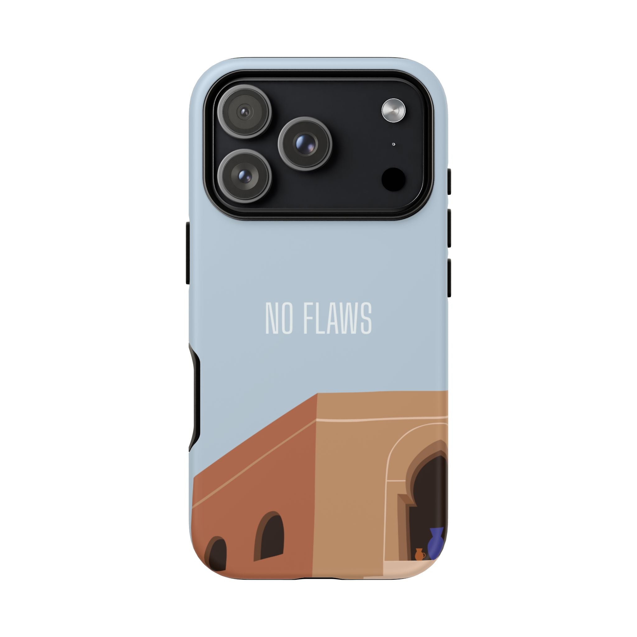 Minimal Desert Illustration “No Flaws” Protective Tough Case