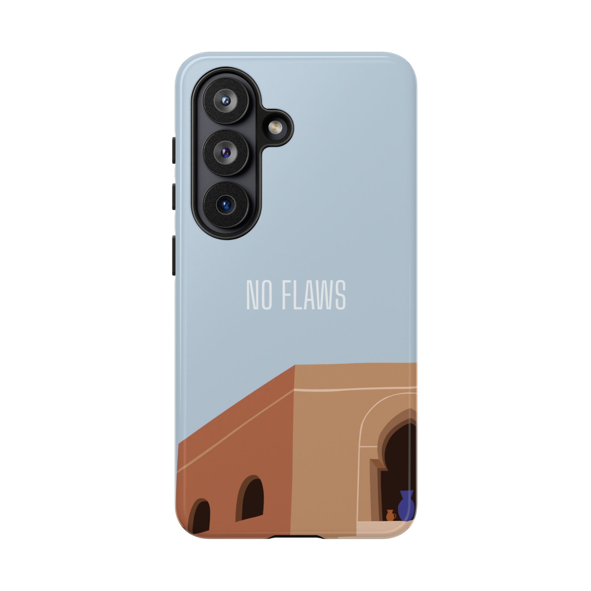 Minimal Desert Illustration “No Flaws” Protective Tough Case
