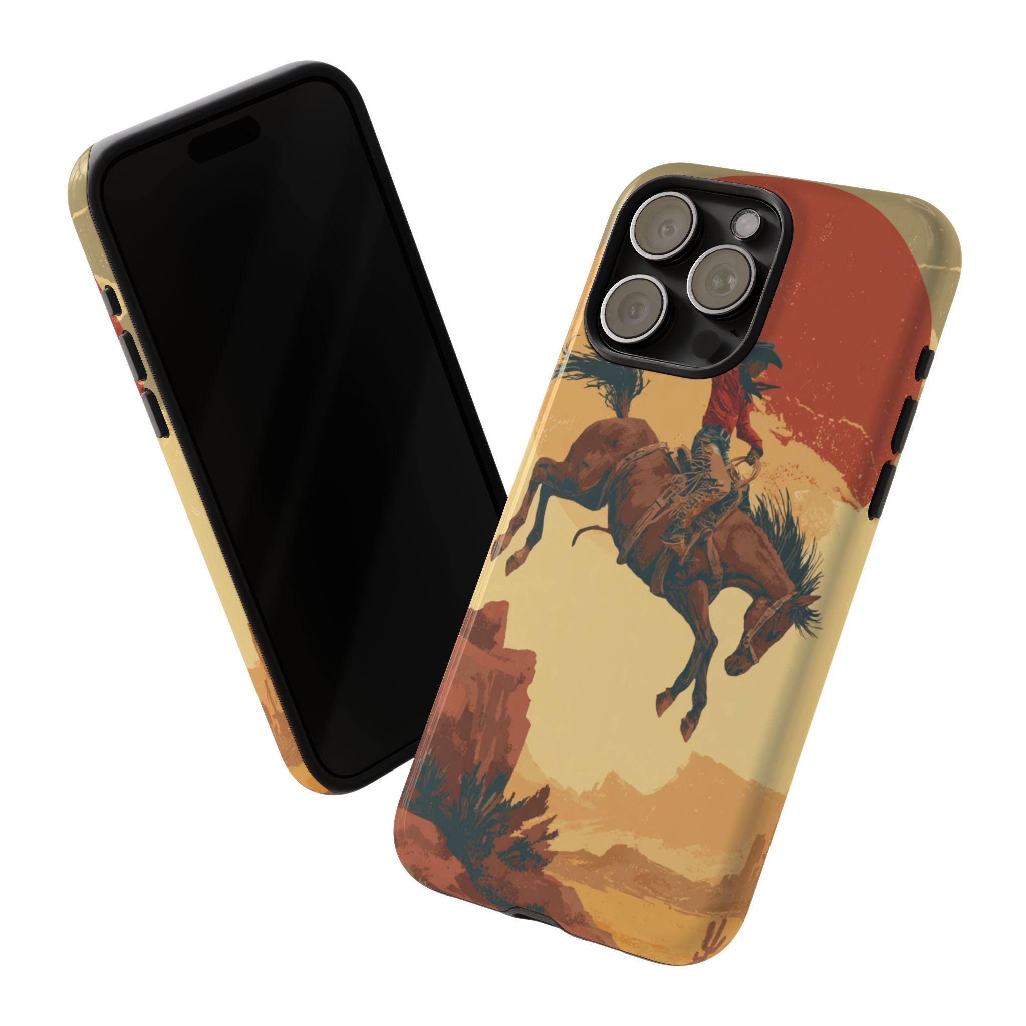 Cowboy Phone Case - Wild West Style, Tough Protection for Outdoor Lovers