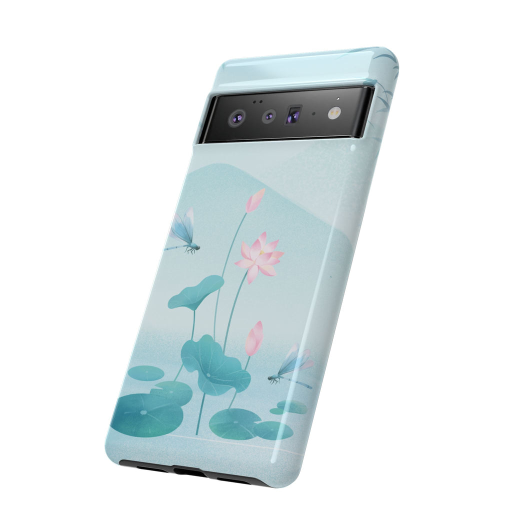 Lotus Pond Phone Case — Serene Floral iPhone Protective Cover