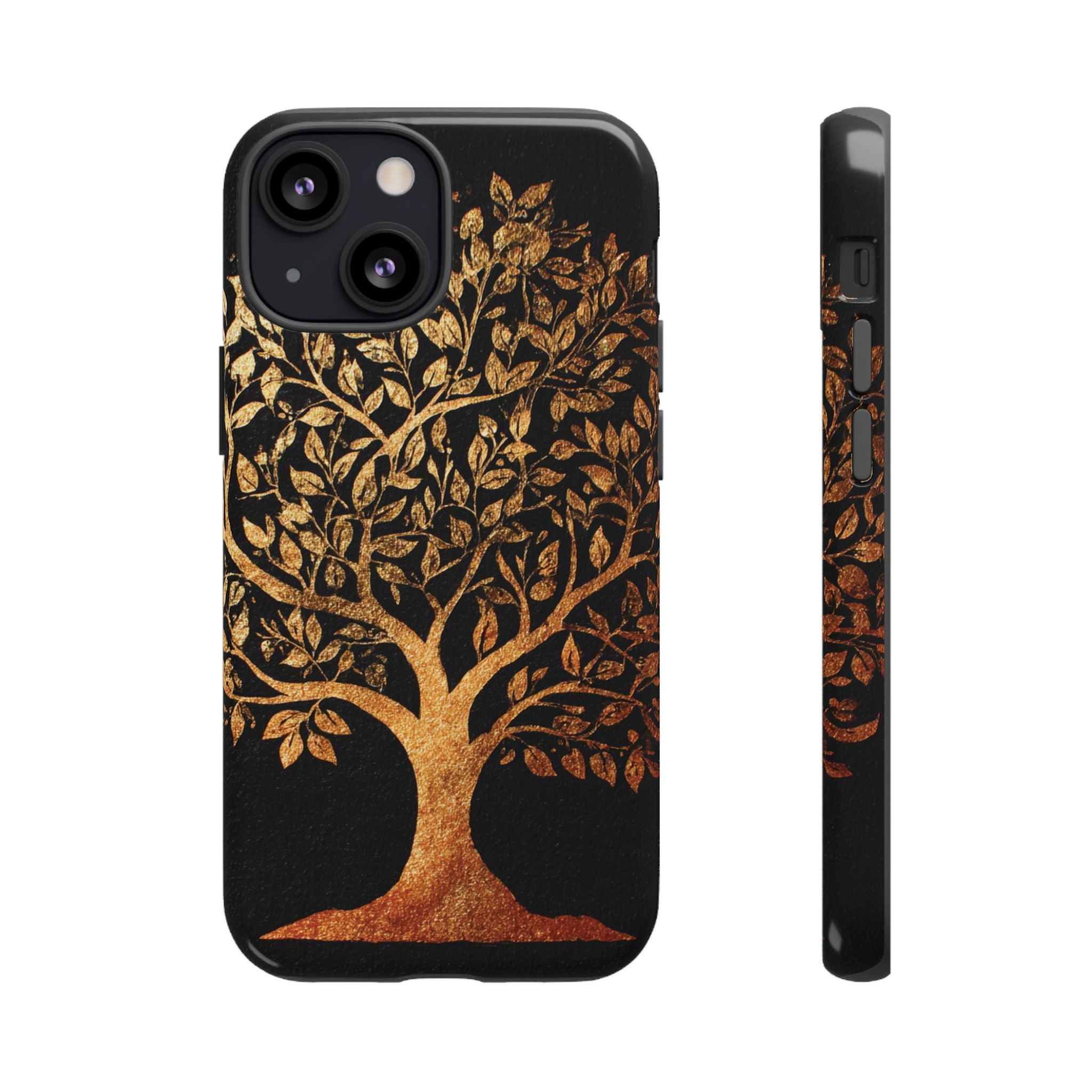 Golden Tree Phone Case, Tough Cases, Nature Lover Gift