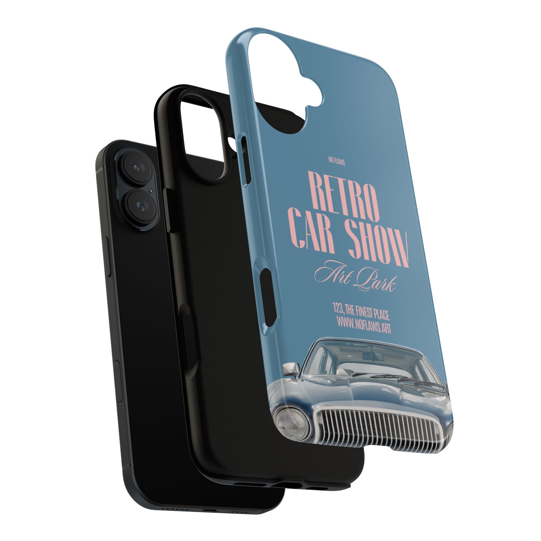 Retro Car Show Phone Case — Vintage Classic Auto Design
