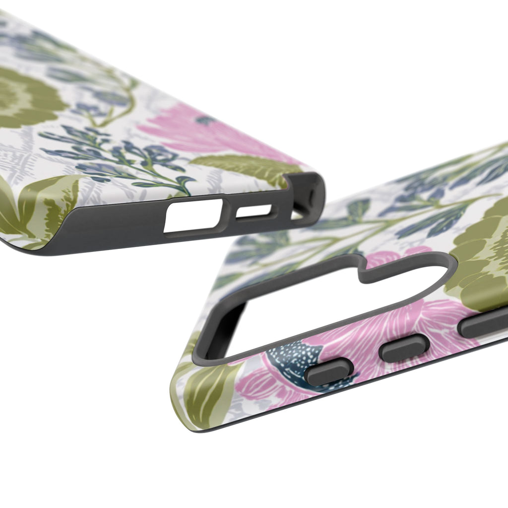 Floral Phone Case, Tough Cases with Elegant Design, Stylish Phone Accessories
