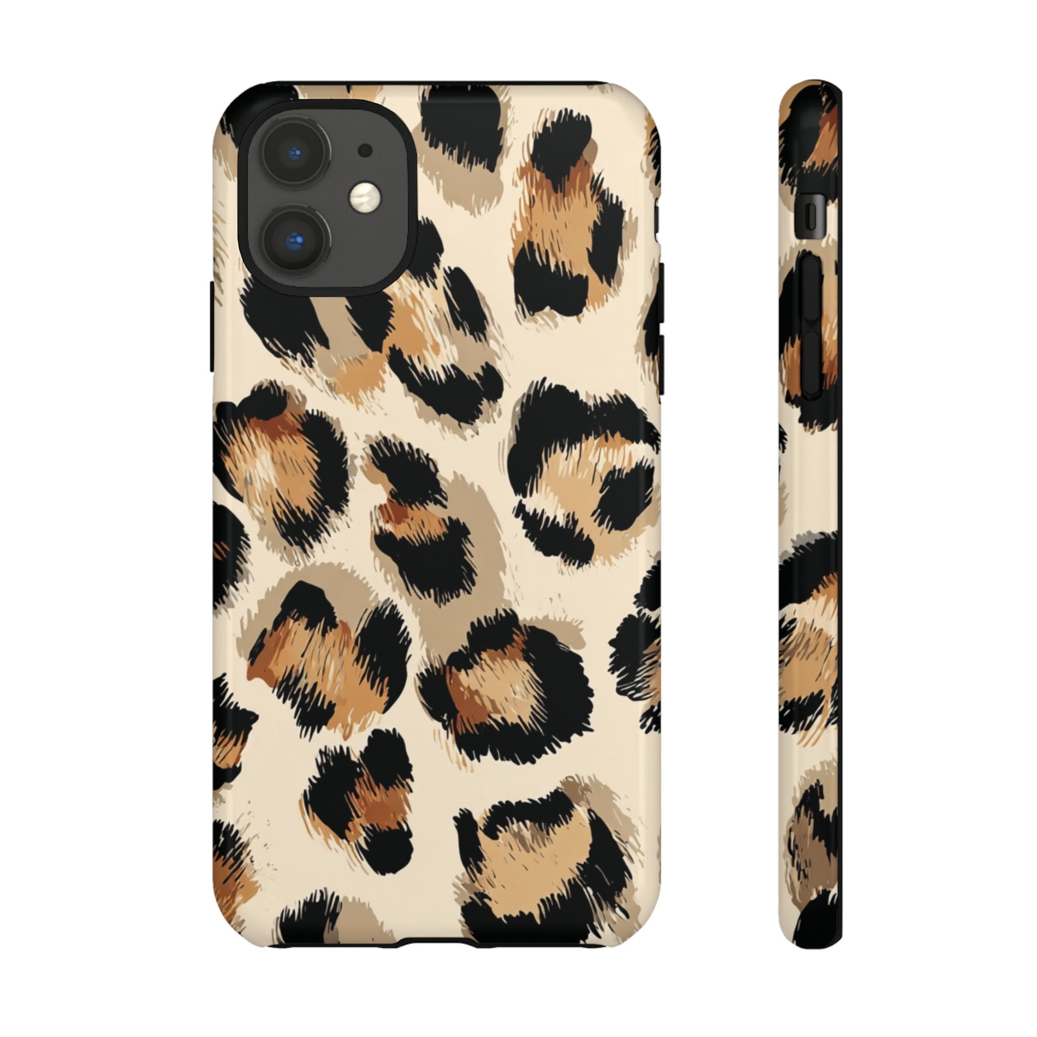 Stylish Leopard Print Phone Case, Animal Print, Tough Case, Gift for Her