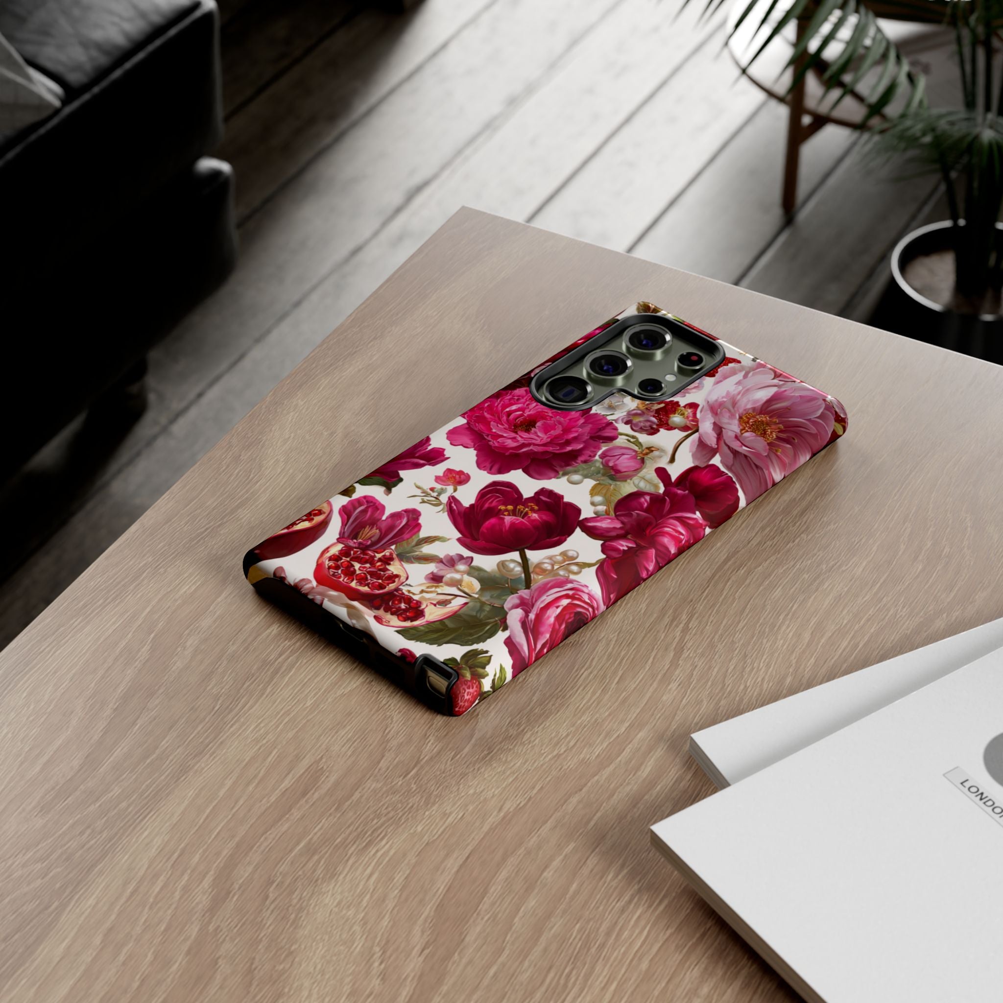 Floral Phone Case, Tough Floral Case, Flower Design