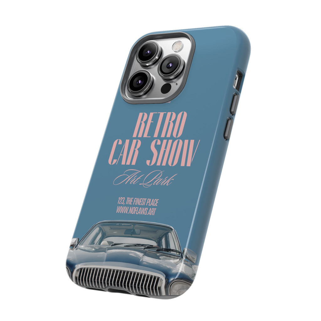 Retro Car Show Phone Case — Vintage Classic Auto Design