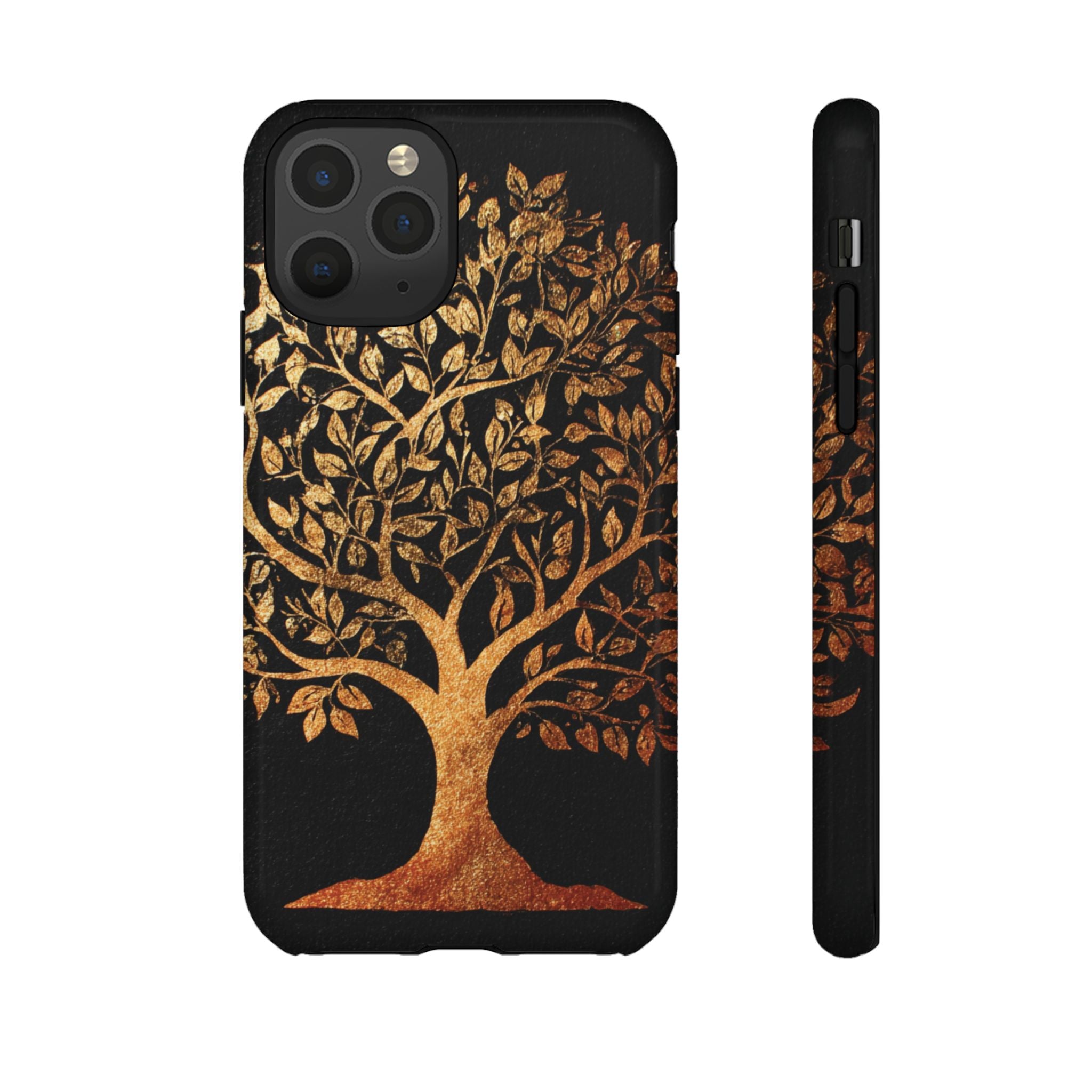 Golden Tree Phone Case, Tough Cases, Nature Lover Gift