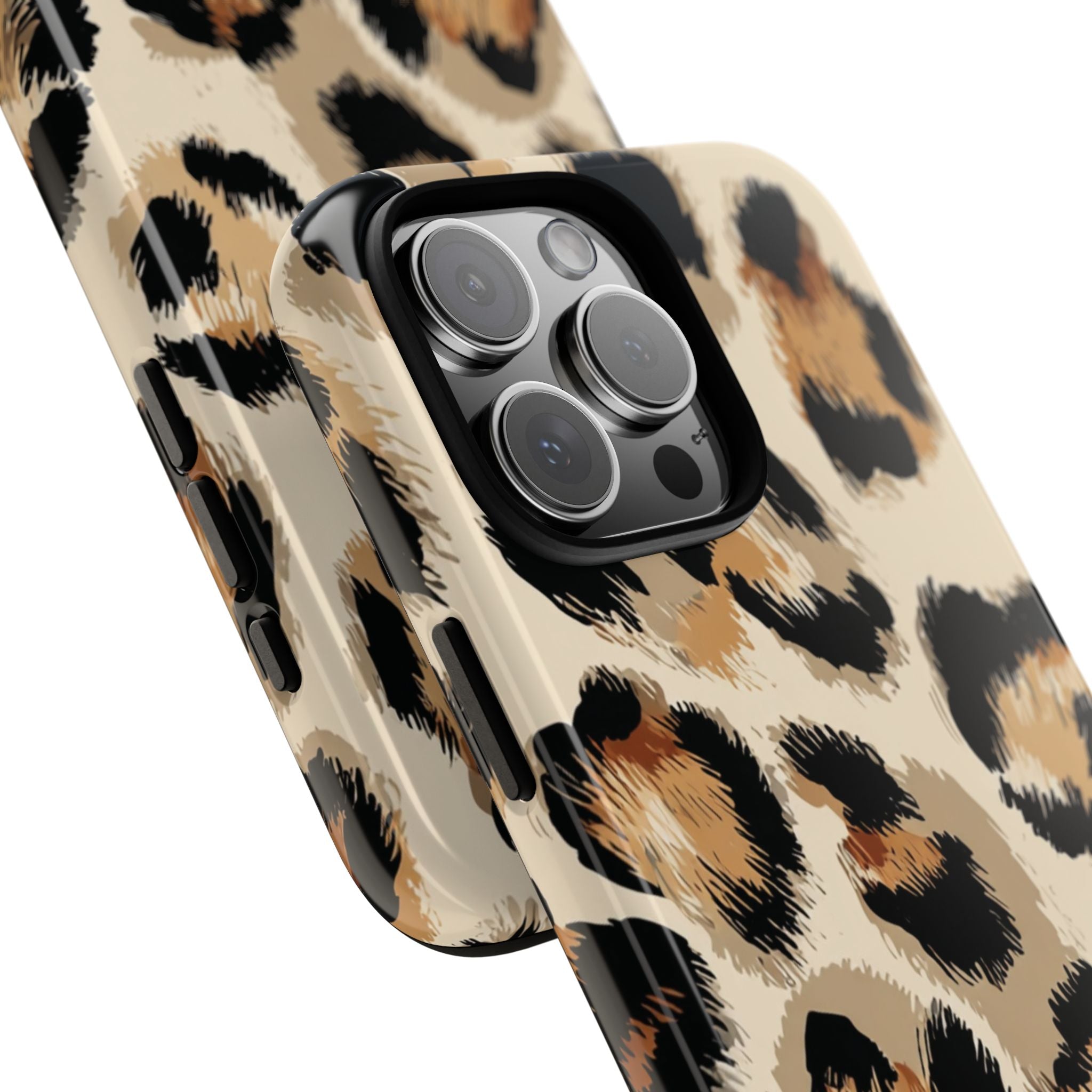 Stylish Leopard Print Phone Case, Animal Print, Tough Case, Gift for Her