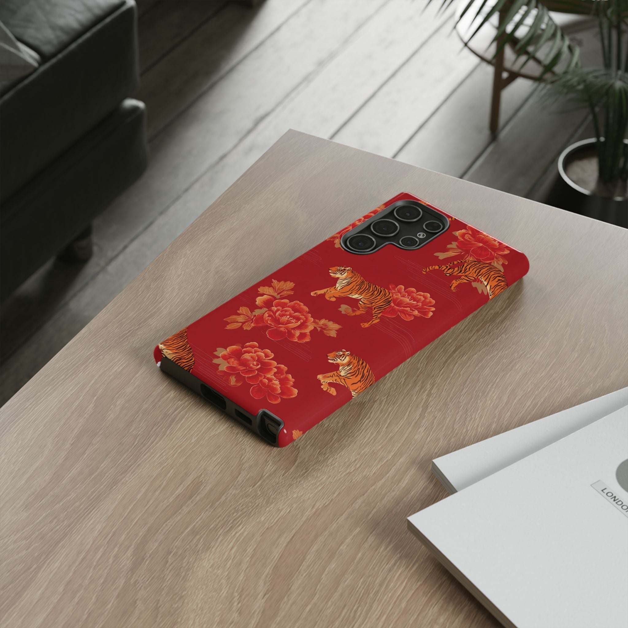 Bold Tiger Phone Case, Wild Animal Lover Gift, Stylish Phone Cover