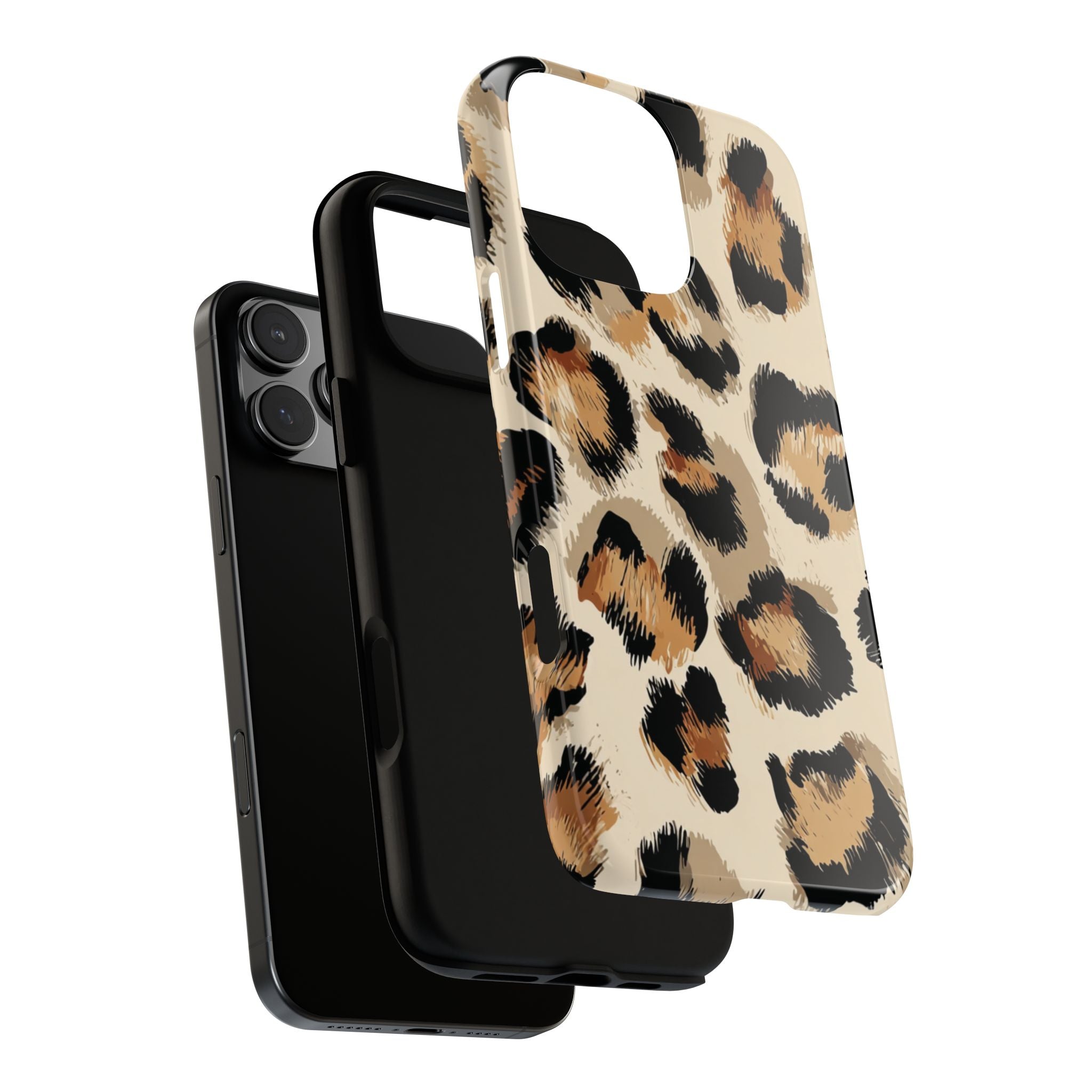 Stylish Leopard Print Phone Case, Animal Print, Tough Case, Gift for Her
