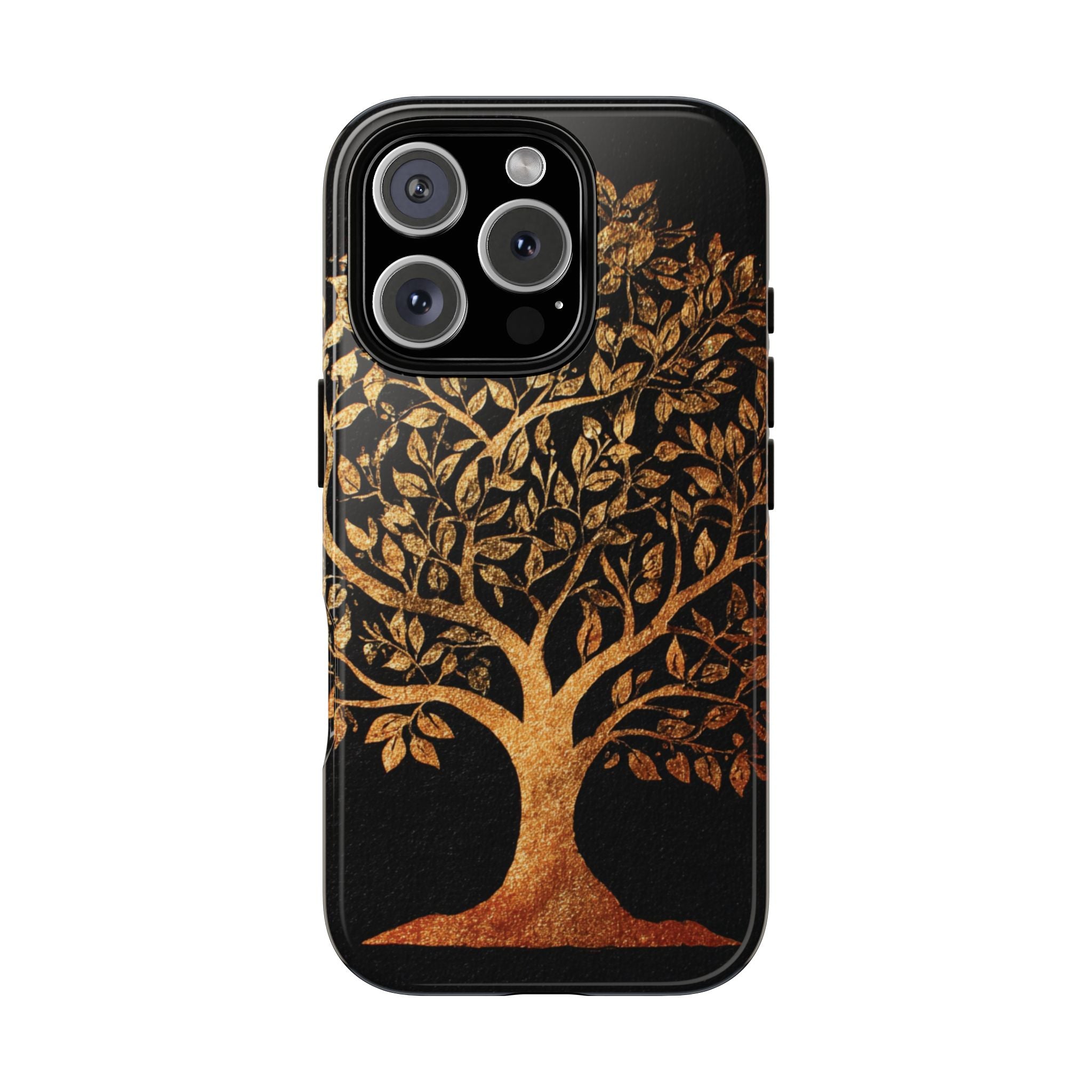 Golden Tree Phone Case, Tough Cases, Nature Lover Gift