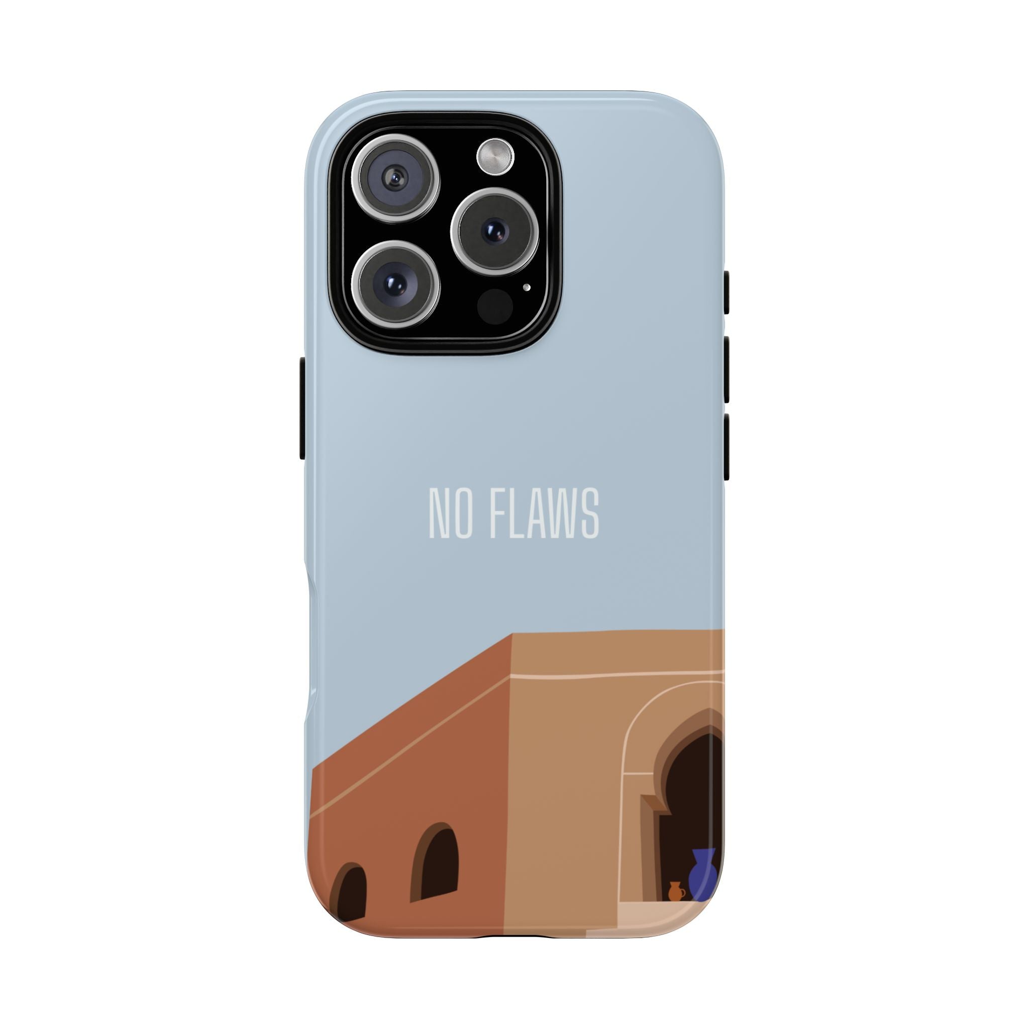 Minimal Desert Illustration “No Flaws” Protective Tough Case