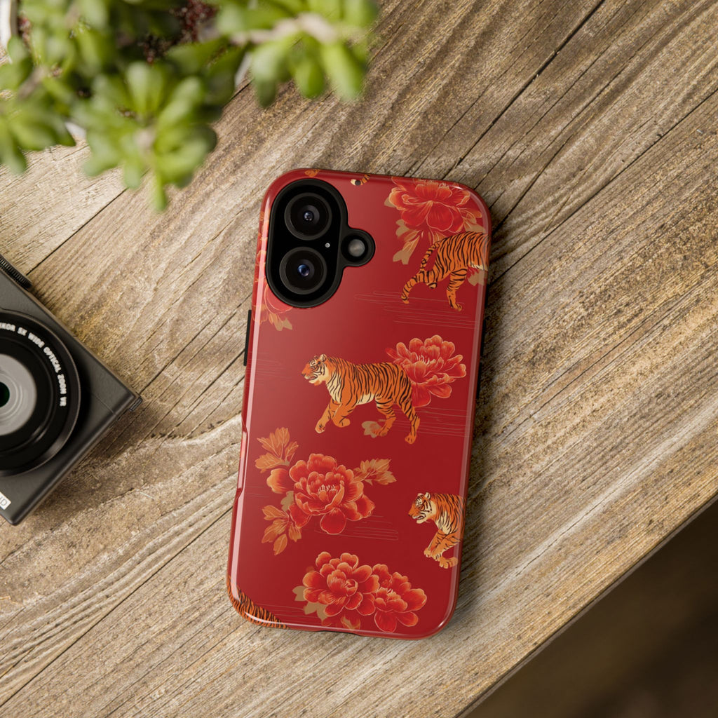 Bold Tiger Phone Case, Wild Animal Lover Gift, Stylish Phone Cover