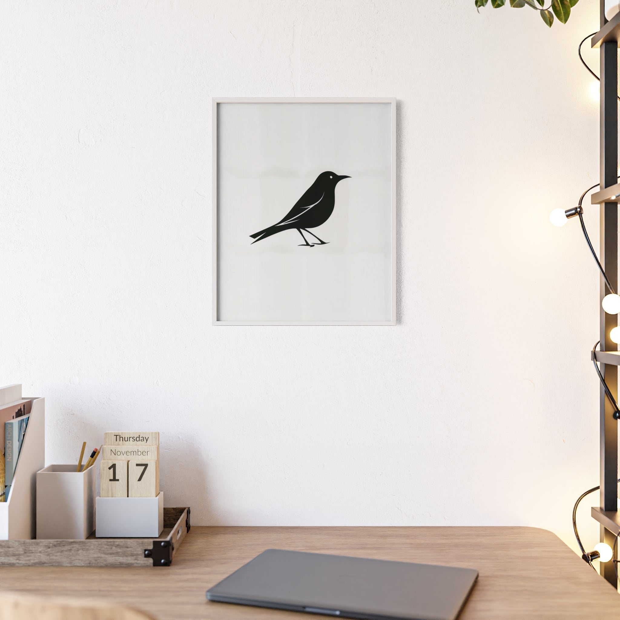 The Oriole Principle: A Study in Minimal Form – Framed Poster