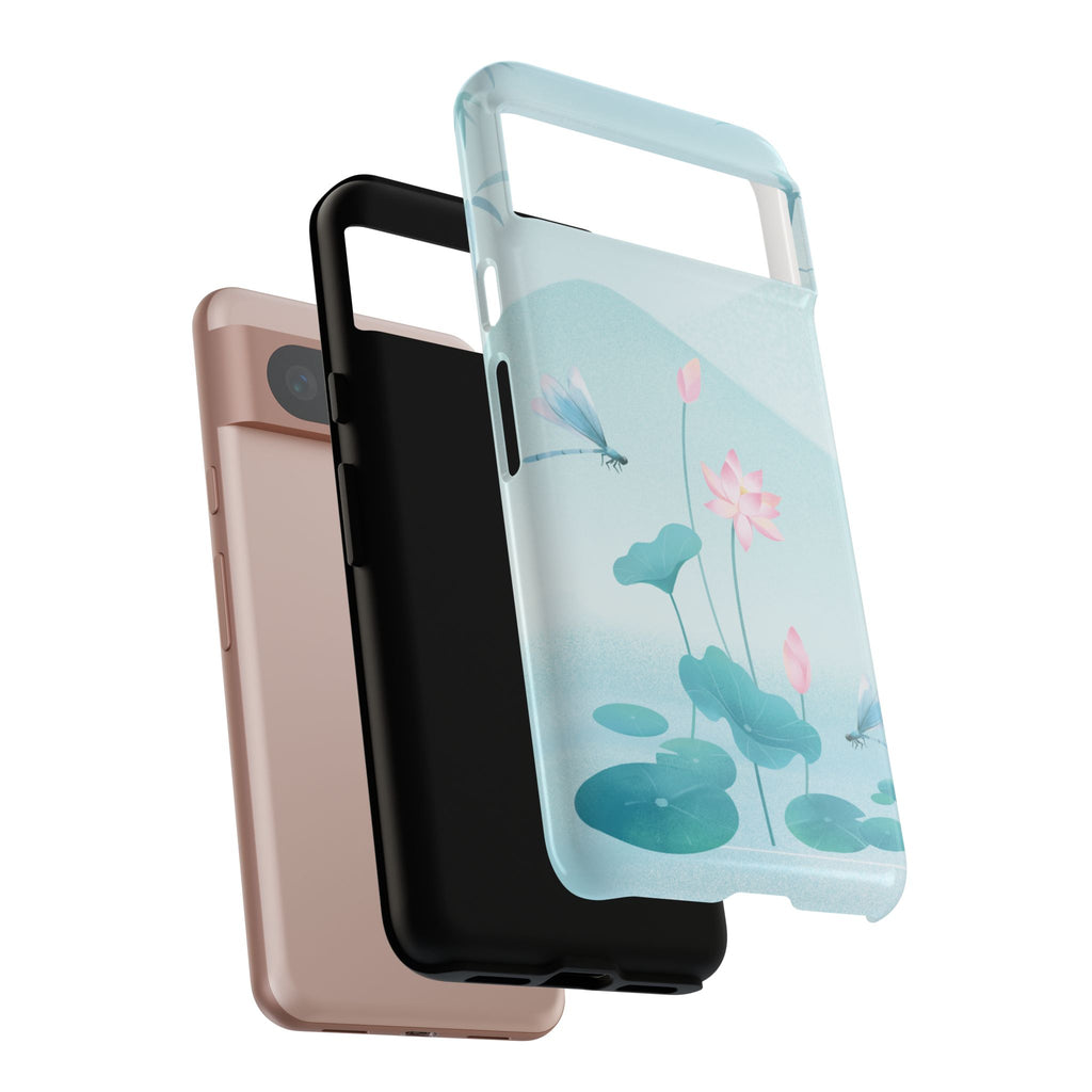 Lotus Pond Phone Case — Serene Floral iPhone Protective Cover