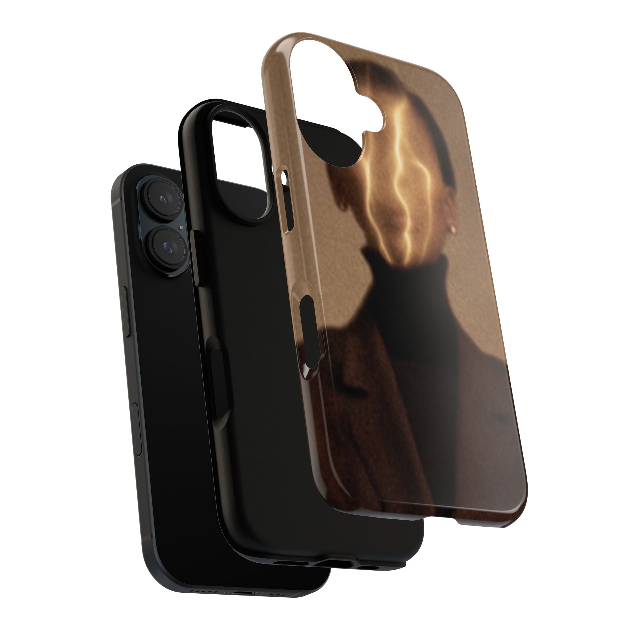 Stylish Phone Case with Artistic Design, Fashion Tech Accessory, Tough Cases