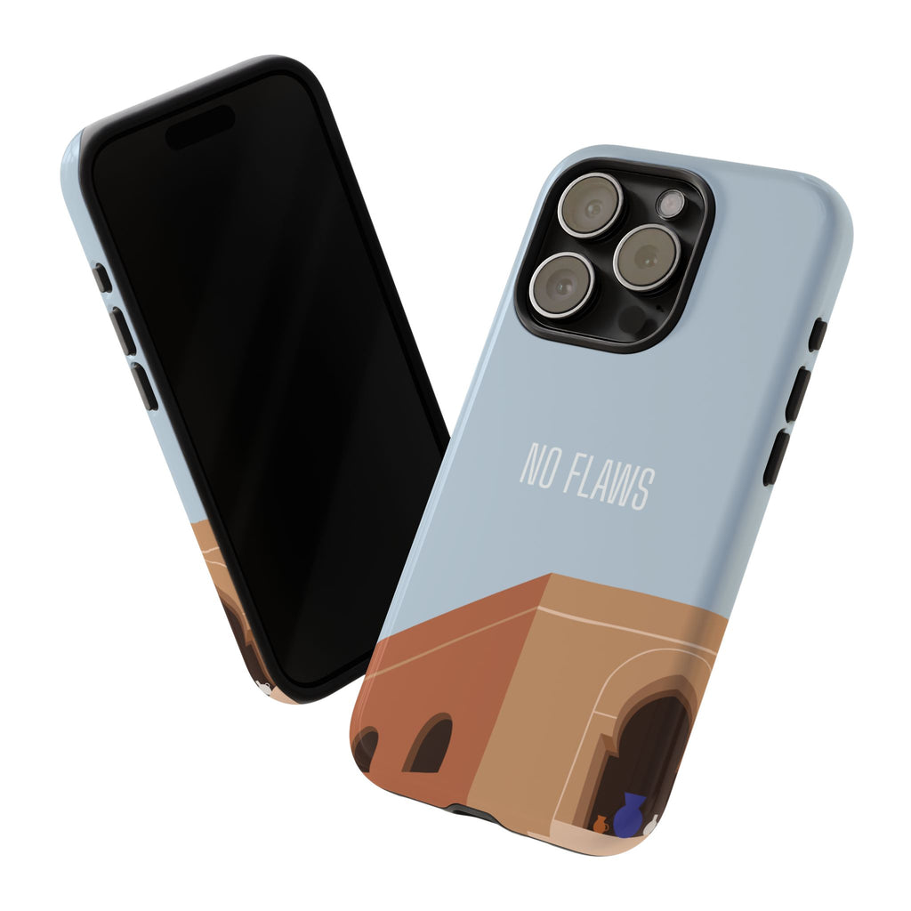 Minimal Desert Illustration “No Flaws” Protective Tough Case