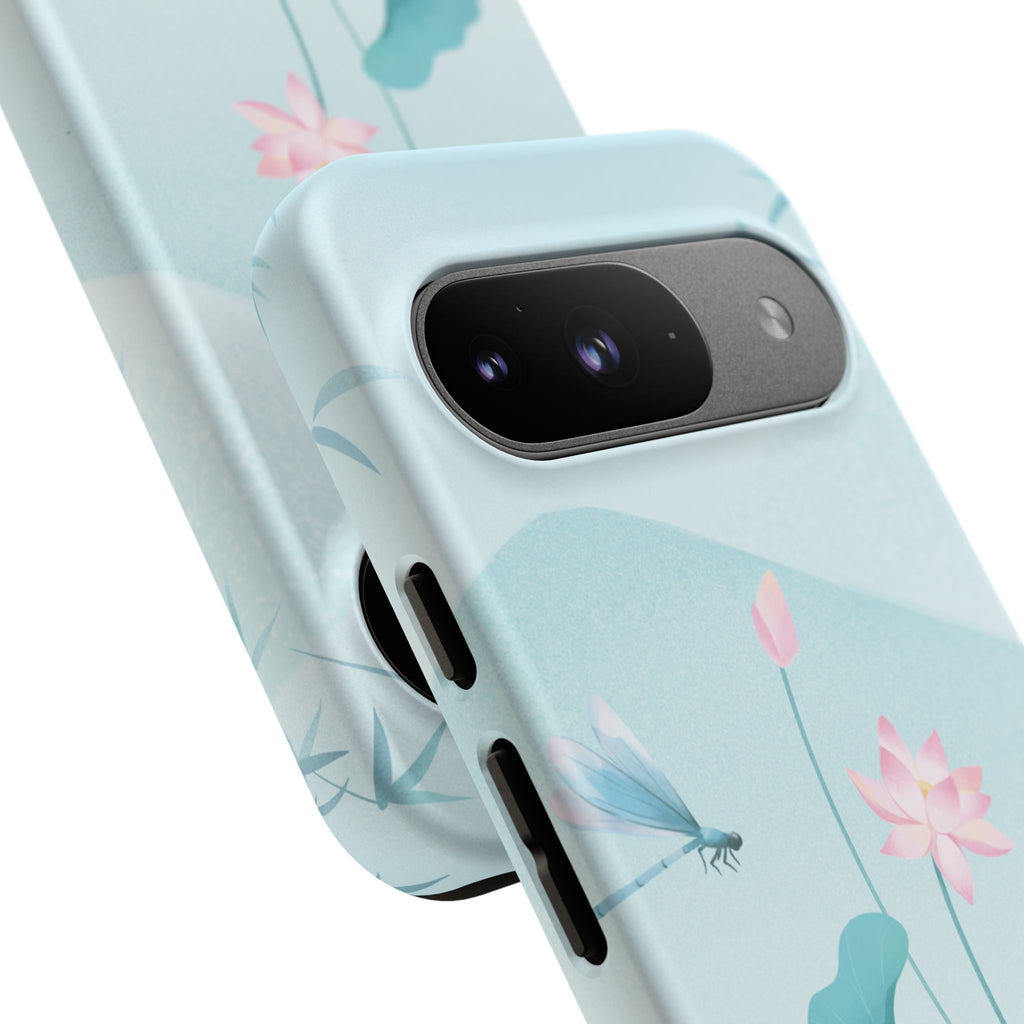 Lotus Pond Phone Case — Serene Floral iPhone Protective Cover