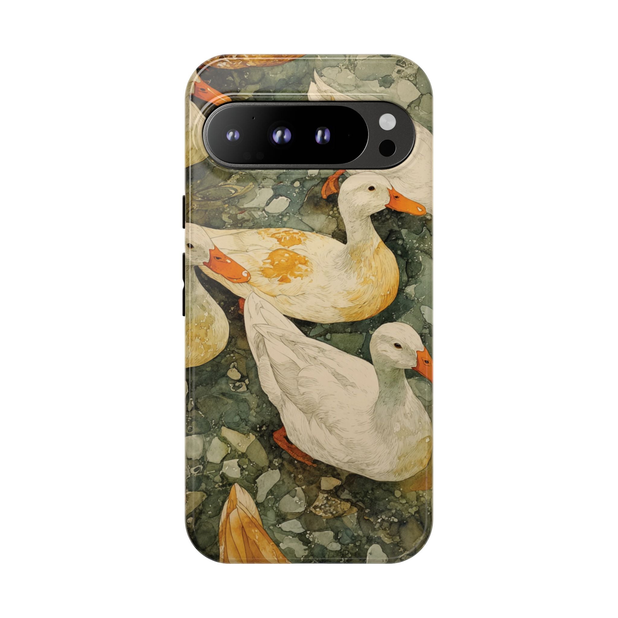 Duck-Themed Phone Case, Quirky Phone Cover, Nature Lover Gift