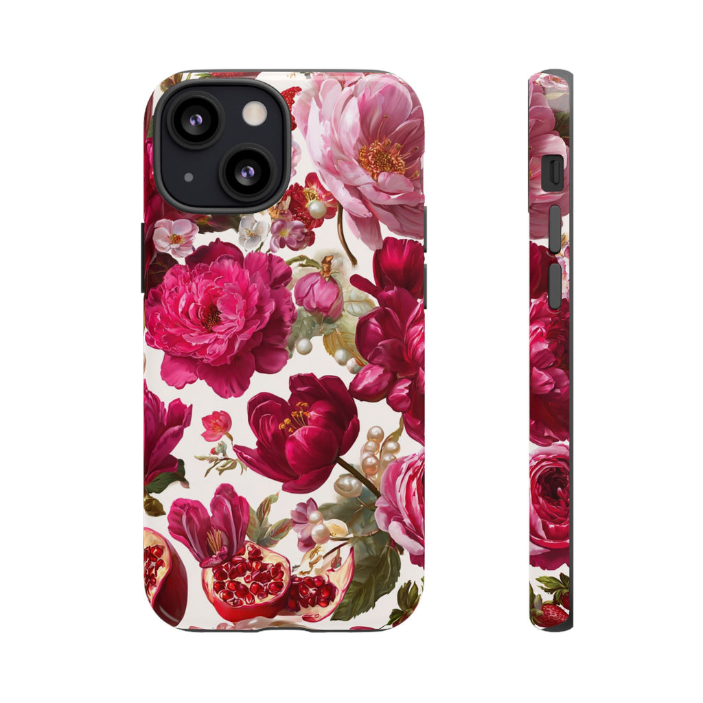 Floral Phone Case, Tough Floral Case, Flower Design