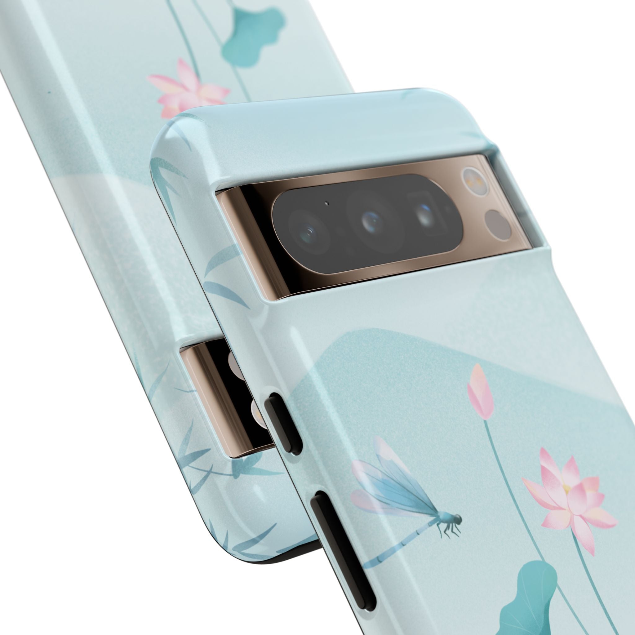Lotus Pond Phone Case — Serene Floral iPhone Protective Cover