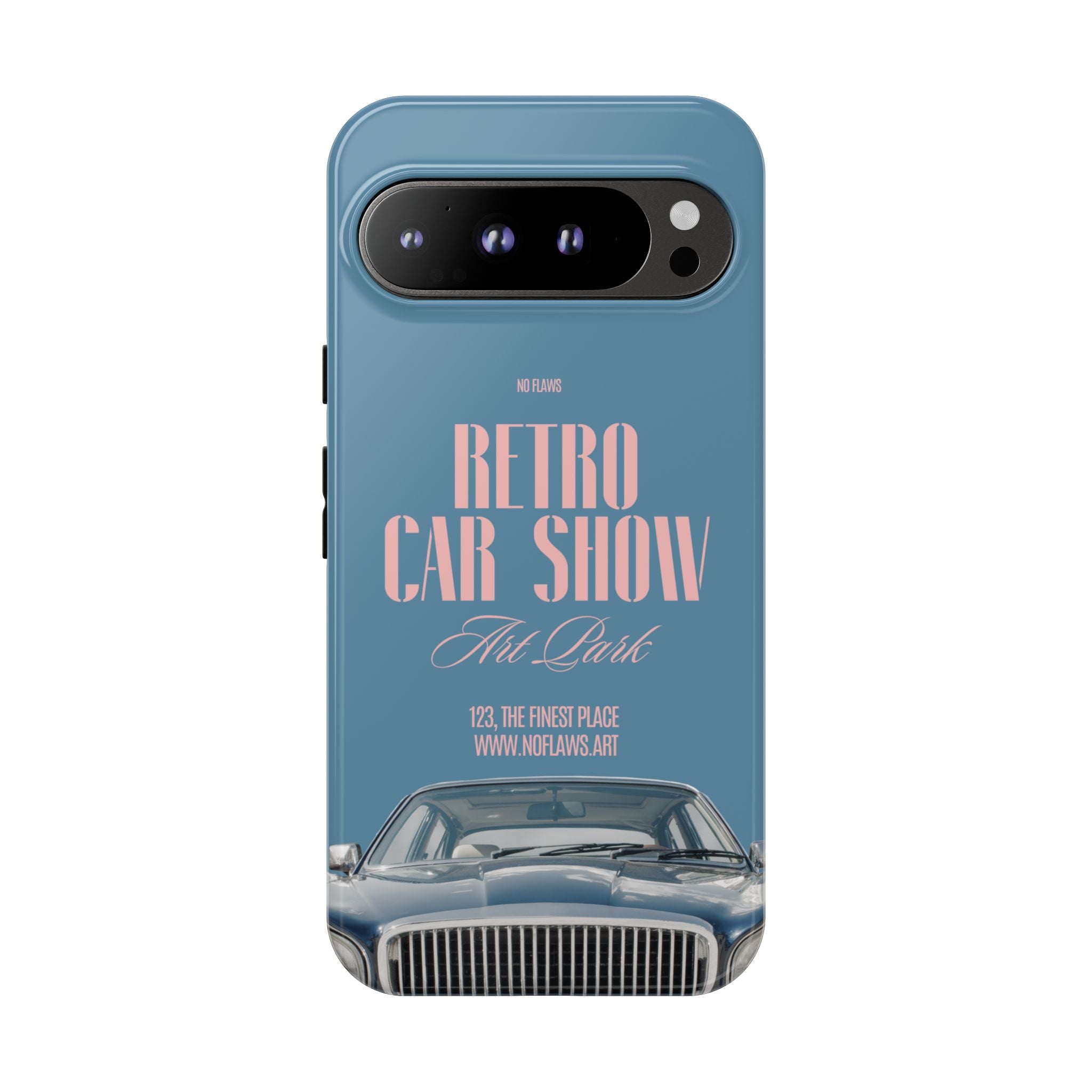 Retro Car Show Phone Case — Vintage Classic Auto Design