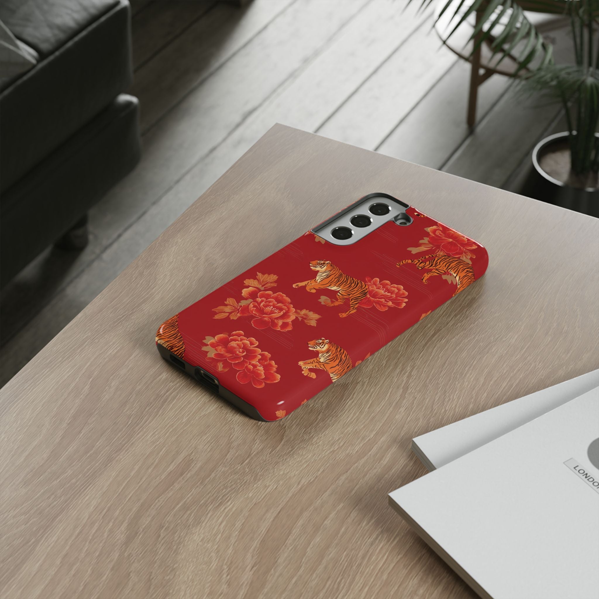 Bold Tiger Phone Case, Wild Animal Lover Gift, Stylish Phone Cover