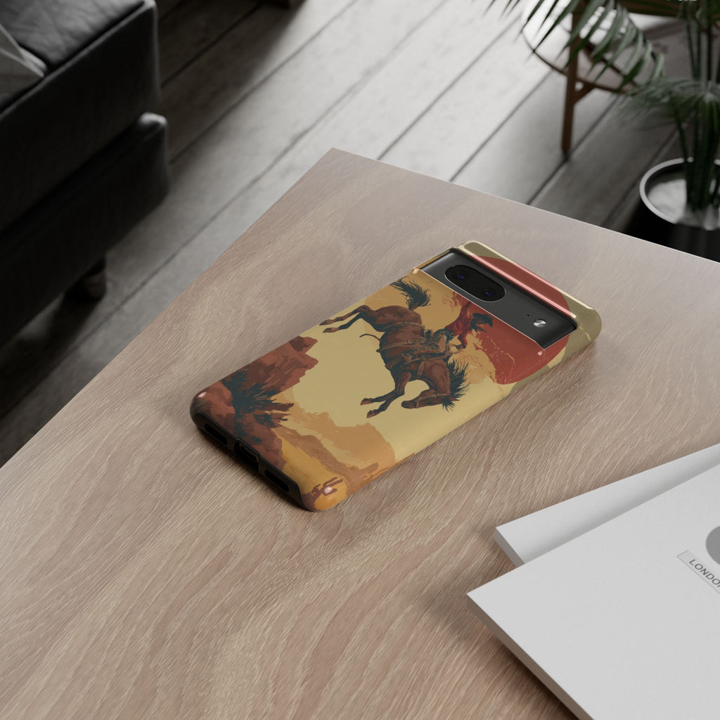 Cowboy Phone Case - Wild West Style, Tough Protection for Outdoor Lovers